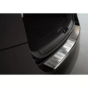   Avisa protecție bară spate HYUNDAI SANTA FE 2011-2012 din oțel argintiu satin