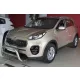 Avisa protecție bară spate din oțel argintiu satin Kia Sportage IV 2016-2018