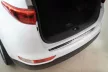 Avisa protecție bară spate din oțel argintiu satin Kia Sportage IV 2016-2018