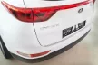 Avisa protecție bară spate din oțel argintiu satin Kia Sportage IV 2016-2018