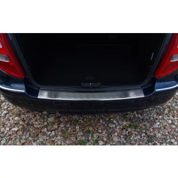   Avisa protecție bară spate din oțel argintiu satin MERCEDES A Class W169 5d 2004-2008