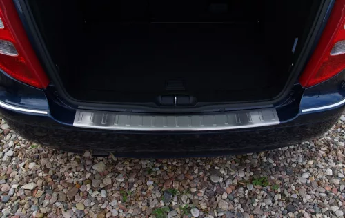 Avisa protecție bară spate din oțel argintiu satin MERCEDES A Class W169 5d 2004-2008