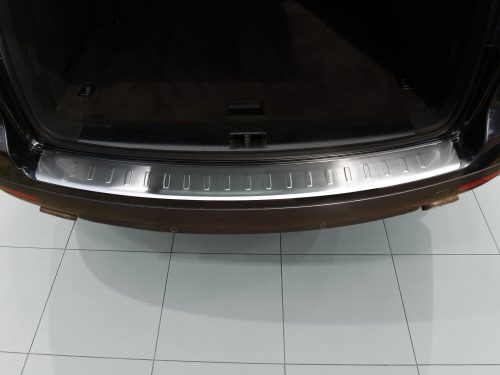 Avisa protecție bară spate din oțel argintiu satin VOLKSWAGEN TOUAREG I 2007-2010