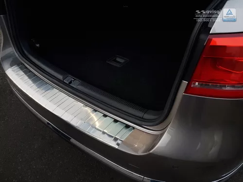 Avisa protecție de bară din oțel argintie satinată VOLKSWAGEN PASSAT B7 variant 2011-2014