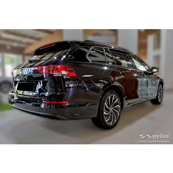   Avisa protecție bară spate din oțel argintiu satin VOLKSWAGEN Golf VIII variant/Alltrack 2020-2024, FL 2024->