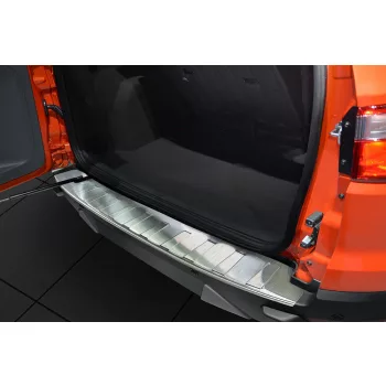   Avisa protecție bară spate din oțel argintiu satin FORD ECOSPORT II 2012-2017