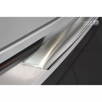   Avisa protecție bară spate din oțel argintiu satin TOYOTA C-HR crossover 2016-2019, FL2019->2023