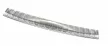 Avisa protecție de bară din oțel argintie satinată NISSAN PRIMASTAR 2001-2014, OPEL VIVARO I 2001-2014, RENAULT TRAFIC II 2001-2014