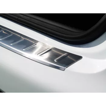   Avisa protecție bară spate din oțel argintiu satin RENAULT Clio IV 5d/GT-Line 2013-2017, FL2017-2019