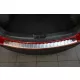 Avisa protecție bară spate din oțel argintiu satin Mazda CX-5 I 2012-2014, FL2014-2017