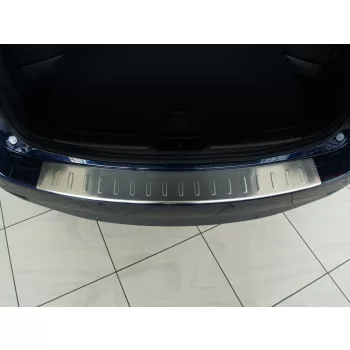   Avisa protecție bară spate argintiu satin oțel Mazda 6 III combi (GJ) 2012-2014, FL2014-2018, FL2018->