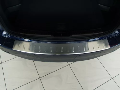 Avisa protecție bară spate argintiu satin oțel Mazda 6 III combi (GJ) 2012-2014, FL2014-2018, FL2018->