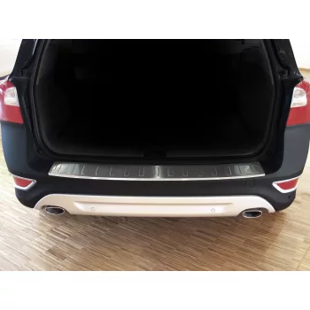   Avisa argintiu satin oțel Protecție bară spate Volvo XC70 2007-2013