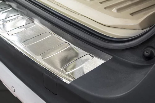 Avisa protecție de bară din oțel argintie satinată VOLVO XC70 FL2013->
