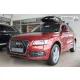 Avisa protecție de bară din oțel argintie satinată AUDI Q5 2008-2012, FL2012-2016, AUDI SQ5 2013->