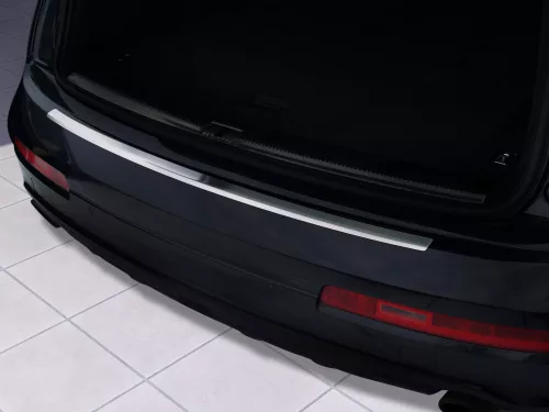 Avisa protecție de bară din oțel argintie satinată AUDI Q7 2006-2009, FL2009-2015