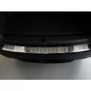  Avisa protecție bară spate din oțel argintiu satin Bmw X3 F25/M-sport 2010-2014