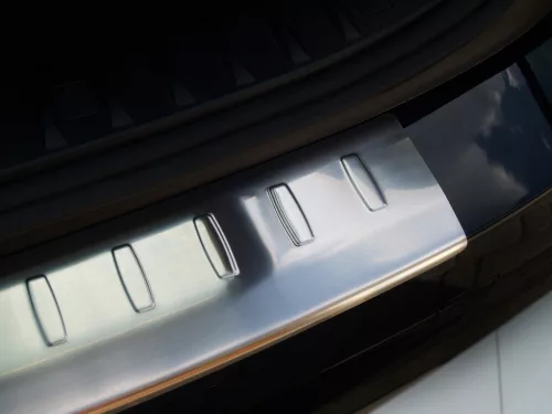 Avisa protecție bară spate din oțel argintiu satin Bmw 3 E91 touring 2008-2012