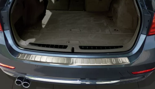 Avisa protecție bară spate din oțel argintiu satin Bmw 3 F31 touring/M-pakiet 2012-2015, FL2015-2018