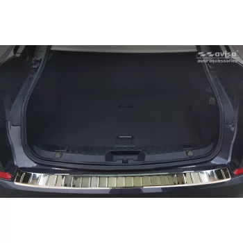   Avisa protecție bară spate din oțel argintiu satin Bmw 5 GT F07 2009->