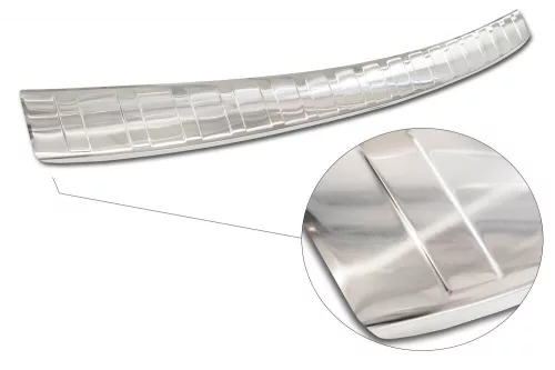 Avisa protecție bară spate din oțel argintiu satin CITROEN C4 III/e-C4 crossover 2020-