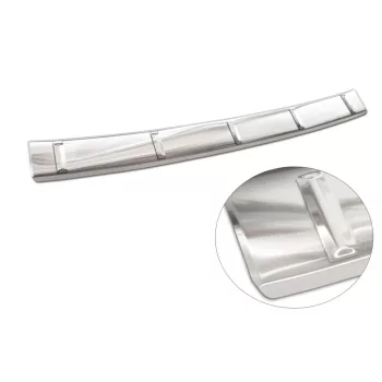   Avisa protecție bară spate din oțel argintiu satin TOYOTA GR Yaris 2020