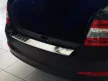 Avisa protecție bară spate din oțel argintiu satin SKODA Octavia III liftback 2013-2016, FL2016-2019