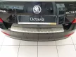 Avisa protecție bară spate din oțel argintiu satin SKODA Octavia III liftback 2013-2016, FL2016-2019