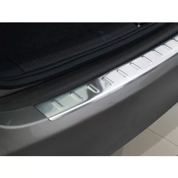   Avisa protecție bară spate din oțel argintiu satin SKODA Fabia II combi 2007
