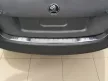 Avisa protecție bară spate din oțel argintiu satin SKODA Fabia II combi 2007