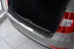 Avisa protecție bară spate din oțel argintiu satin SKODA SUPERB combi 2013-2015