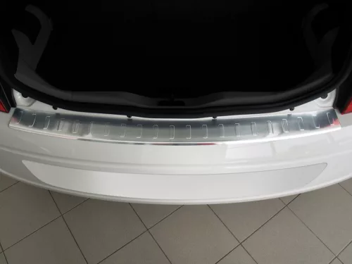 Avisa protecție bară spate din oțel satin argintiu VOLKSWAGEN UP Hatchback 3D/5D 2012-2016, FL2016->