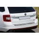 Avisa protecție bară spate din oțel argintiu satinat, bordată, șlefuită SKODA Octavia III combi RS version 2013-2016, FL 2016-2019