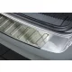 Avisa protecție bară spate din oțel argintiu satin SKODA Fabia III combi 2014-2018