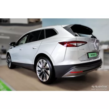   Avisa protecție bară spate din oțel argintiu satin SKODA ENYAQ IV 2020->