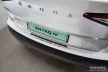 Avisa protecție bară spate din oțel argintiu satin SKODA ENYAQ IV 2020->