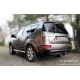 Avisa protecție bară spate din oțel argintiu satin PEUGEOT 4007 2007-2012, CITROEN C-CROSSER 2007-2012, MITSUBISHI OUTLANDER II 2006-2012
