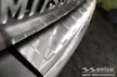 Avisa protecție bară spate din oțel argintiu satin PEUGEOT 4007 2007-2012, CITROEN C-CROSSER 2007-2012, MITSUBISHI OUTLANDER II 2006-2012