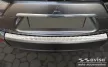 Avisa protecție bară spate din oțel argintiu satin PEUGEOT 4007 2007-2012, CITROEN C-CROSSER 2007-2012, MITSUBISHI OUTLANDER II 2006-2012