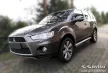 Avisa protecție bară spate din oțel argintiu satin PEUGEOT 4007 2007-2012, CITROEN C-CROSSER 2007-2012, MITSUBISHI OUTLANDER II 2006-2012