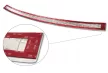 Avisa protecție bară spate din oțel argintiu satin PEUGEOT 4007 2007-2012, CITROEN C-CROSSER 2007-2012, MITSUBISHI OUTLANDER II 2006-2012
