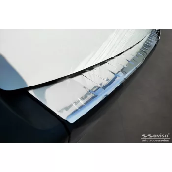   Avisa protecție bară spate din oțel argintiu satin NISSAN TOWNSTAR 2021->, RENAULT KANGOO III furgon 4D 2021->/RENAULT KANGOO III KOMBIVAN 2021->