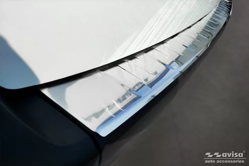 Avisa protecție bară spate din oțel argintiu satin NISSAN TOWNSTAR 2021->, RENAULT KANGOO III furgon 4D 2021->/RENAULT KANGOO III KOMBIVAN 2021->