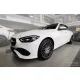Avisa protecție bară spate din oțel argintiu satin MERCEDES C Class V T-model S206 2021->