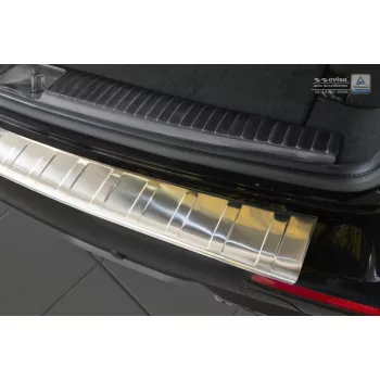   Avisa protecție bară spate din oțel argintiu satin MERCEDES E Class W213 T-model 2016->, MERCEDES E53 S213 AMG 2018->