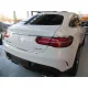 Avisa protecție bară spate din oțel argintiu satin MERCEDES GLE Coupe crossover 2015-2019