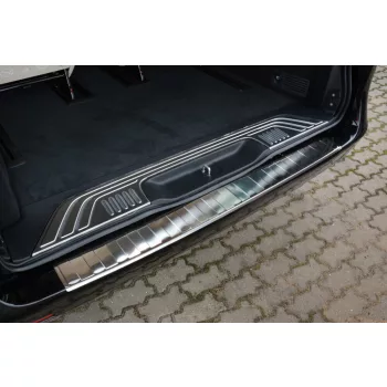   Avisa protecție bară spate din oțel argintiu satin MERCEDES V Class W447/VITO III/Marco Polo 2014-2019, FL2019-2024, FL 2024->