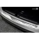 Avisa protecție bară spate din oțel argintiu satin MERCEDES GLC (X253) 5D/Hybrid 2015-2019, FL2019-2022