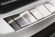 Avisa protecție bară spate din oțel argintiu satin MERCEDES GLC (X253) 5D/Hybrid 2015-2019, FL2019-2022