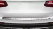Avisa protecție bară spate din oțel argintiu satin MERCEDES GLC (X253) 5D/Hybrid 2015-2019, FL2019-2022